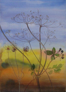 Autumn, watercolour by Hazel Barclay